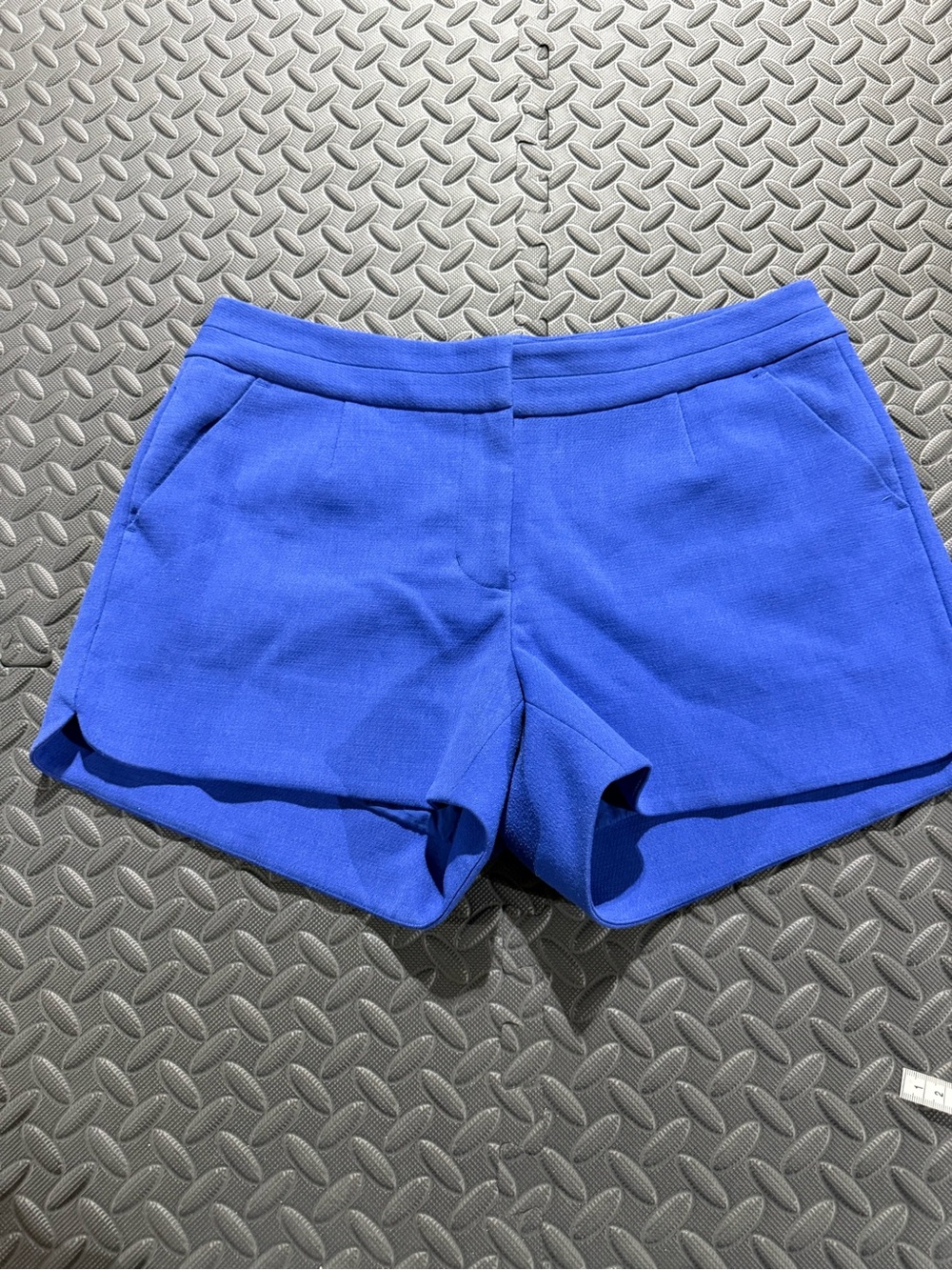 crosby. Electric Blue High-Waist Casual Shorts